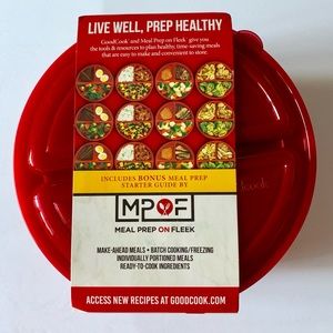 Goodcook meal prep containers/lids-10 pk BPA free